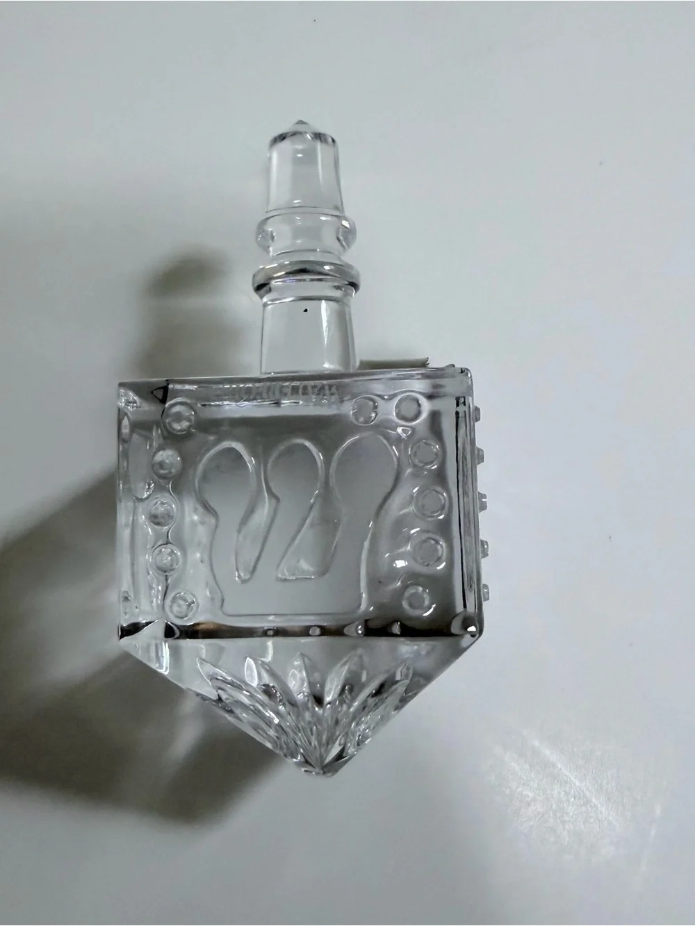 Waterford Crystal Hanukkah Judaic DREIDEL #141902, New In Box
